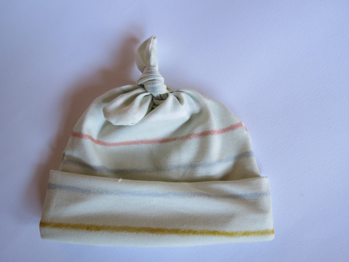 Cappellino neonato personalizzato stripes